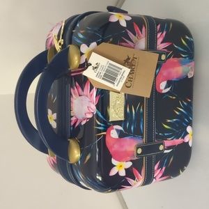 Beauty Case Tote Parrot 12 Inches.